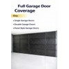Garage Door Insulation Kit Black Reflective Foam Thermal Barrier 10x7