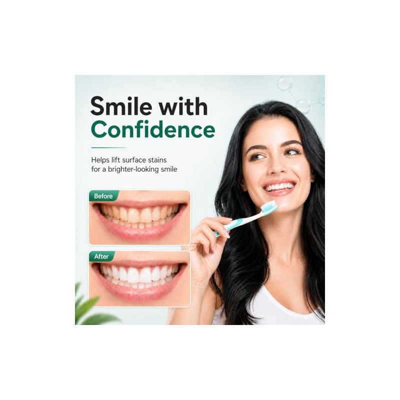10% Nano Hydroxyapatite Toothpaste, Fluoride Free Toothpaste for Sensitive Teeth,