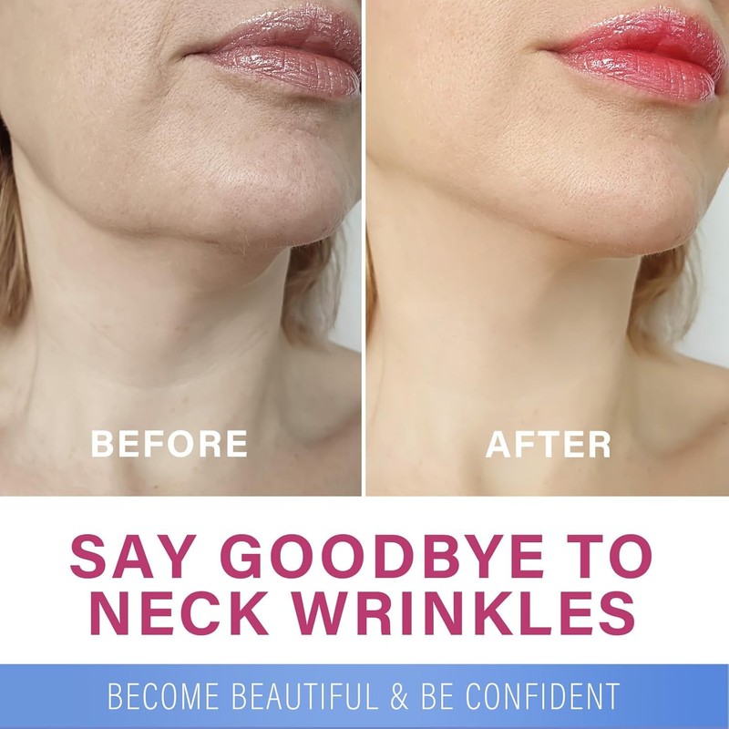 Neck Wrinkle Patches, High Elastic Neck Strips, Instant Tape for