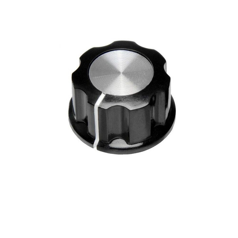 Supertool Potentiometer Knobs 6mm Hole Diameter Volume Amp Dial (Pack