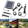 Outdoor Solar Lawn Lights Waterproof 2200mAh Battery Warm White Light