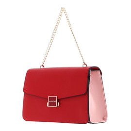 VALENTINO Yew Satchel Rosso/Pink, Rosso / Pink