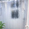 Clear Short Shower Curtain Liner 60 inch Length, EVA 7G