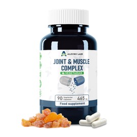 Joint & Muscle Complex | Boswellia, Devil's Claw & Pea + Vitamin C & D3 | 10:1 Extracts for Bones, Cartilage & Muscle Function | 90 Vegan Capsules | GMP & 3rd Party Lab Tested
