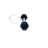 Dumbbell Ornament, 3.25" Length (Black)