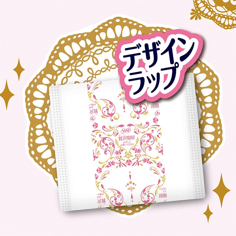 Sofy Kiyora Luxury Absorption White Floral Many 36 Sheets