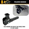 KUAFU 2" Folding Hitch Adapter Compatible with 2 Inch Trailer