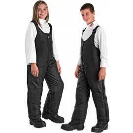 Choko DELUXE JUNIOR NYLON BIB BLACK SIZE 10 Snowmobiling Waterproof Breathable 128418