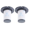 2PCS Robot Vacuum Filters Detachable Robot Vacuum Filters for Rowenta