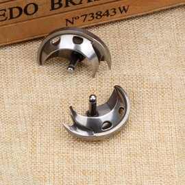19036 Domestic Sewing Machine Shuttle Hook LUORNG 2PCS Stainless Steel Simple Operation Sewing Machine Bobbin Case for LK-1900A LK-1903A Instruction BARTACKING Sewing Machine,Shuttle Hook