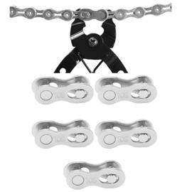 Hapivida Bicycle Chain Link 5 Pairs 6/7/8/9/10/11/12 Speed Speed Quick Release Bicycle Chain Link Bicycle Chain Clasp Bicycle Accessories (10 Speed)