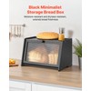 VEVOR Bread Box for Kitchen Counter, Large Capacity Bamboo Bread