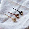Tamayurarin 0.6 inch (1.8 cm) Set of 3 "Purple Sandalwood"