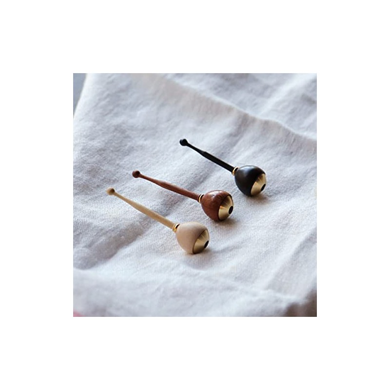 Tamayurarin 0.6 inch (1.8 cm) Set of 3 "Purple Sandalwood"
