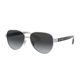 Coach Women's Polarized Sunglasses HC7111 9001T3 Silver 57mm