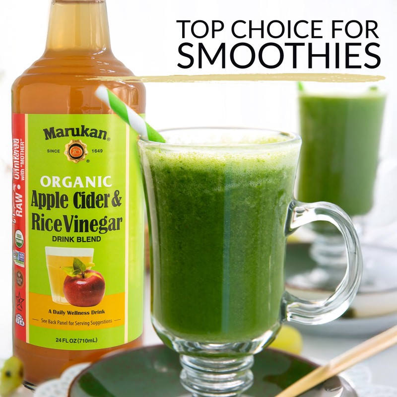 Marukan Organic Apple Cider Vinegar & Rice Vinegar Drink Blend,