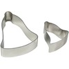 PME BC179 Stainless Steel Bell Cutters, Set of 2, Silver,
