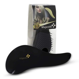 Detangling Brush & Comb Pink Set The Best Hair Detangler Kit for No More Tangles No More Tears By Majestik+