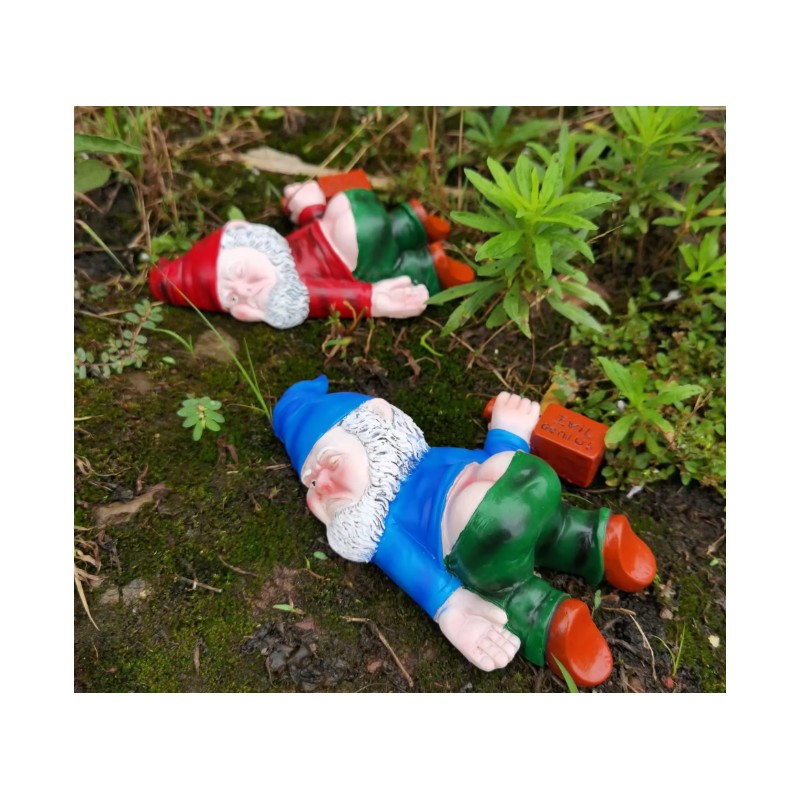 Funny Garden Gnome Statue for Indoor & Outdoor Decor –