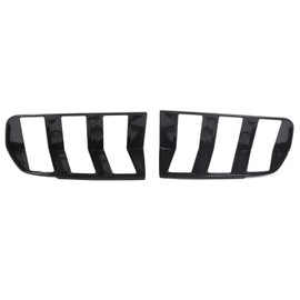 1 Pair Taillight Frame Dry Carbon Fiber Glossy Rear Light Cover Trim for Mustang S650