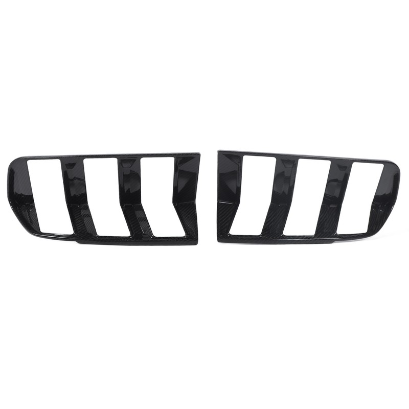 1 Pair Taillight Frame Dry Carbon Fiber Glossy Rear Light