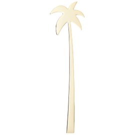 Takakuwa Metal Palm Tree Stirrer, Gold 408146