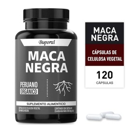 Black Maca |Contains 1000mg of organic Peruvian black maca per capsule |Sugar Free - Vegan Dietary Supplement - Non-GMO, 2 Count, 60 Tablets / 블랙 마카 | 캡슐당 유기농 페루산 블랙 마카 1000mg 함유 | 무설탕 - 비건 건강 보조 식품 - 비유전자변형 성분, 2개, 60정