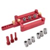 ANPTGHT Self Centering Doweling Jig Woodworking Joinery Hole Drill Guide