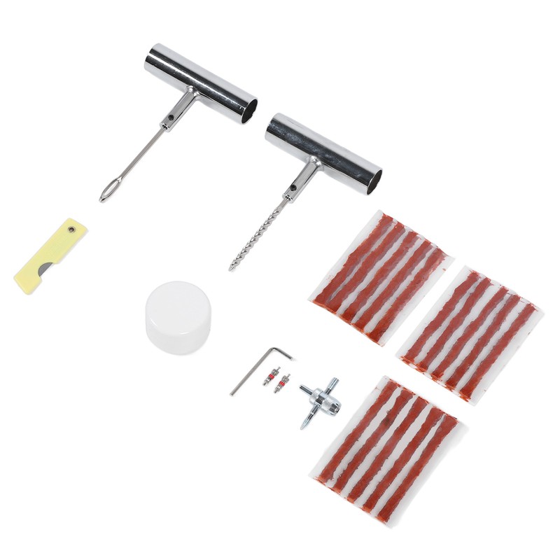 24Pcs Tire Repair Kit Heavy Duty Tire Plug Kit Universal