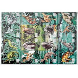 Libya 2225-2240 ZD-archery (complete.issue.) 1995 Prehistoric Animals (Stamps for collectors) Amphibians / reptiles / dinosaurs