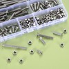 M5 Screws and Nuts Set, 200 Pieces Rounded Head Screws,