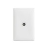 HPM Standard 1 Gang TV and Audio Coax Outlet