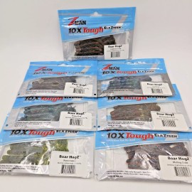 Z-Man Z Man 4" Boar HogZ Soft Plastic Creature Bait 10X Tough ElaZtech 5 Count Pack - Molting Craw