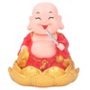 Nodding Smiling Buddha Maitreya Automatic Laughing Car Dashboard Solar Buddha