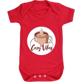 Hippowarehouse Cozy Vibes baby vest bodysuit (short sleeve) boys girls