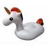 Atoz Swim & Splash Unicorn Ride-On Float, Rainbow Design, 145