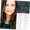 Healeved 20 Pairs Eyebrow Stickers Hair-like Simulation Brow Tint Eyebrow