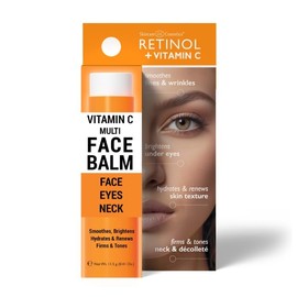 Retinol + Vitamin C Face Balm – Powerful Anti-Aging Moisturizer for Radiant, Youthful Skin, This Multi Balm Stick Hydrates, Reduces Fine Lines, and Boosts Glow for a Beautiful Complexion
