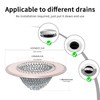 Shower Drain Hair Catcher, Fast Drainage Bathtub Drain Hair Catcher,