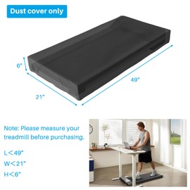Walking Pad Cover for Home, Waterproof and Dustproof Under Desk Treadmill Cover - Fit for 48-56 in Portable Folding Treadmill and Office Under Desk Smart Walking Running Machine (49"L x 21"W x 6"H)