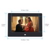 7Inch 1024*600HD Digital Photo Picture Frame Alarm Clock Player Album