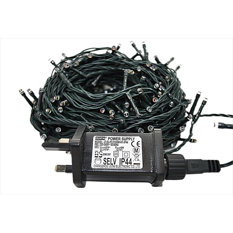 JnDee Safe Voltage 300 Bright LEDs 30 Metres Warm White