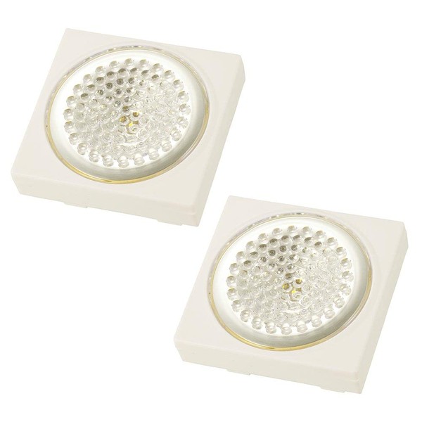 Ohm Electric NIT-BD2D-2P 08-0710 OHM LED Push Light, 2 Pieces,