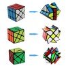 Speed Cube Set Ahyuan 3 Pack Magic Speed Puzzle Bundle
