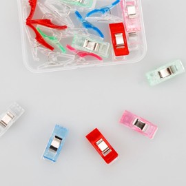 Vanyibro 25PCS Sewing Clips for Fabric Quilting Supplies,Premium Craft DIY Accessories, Effortless Sewing,Essential Supplies for Seamstresses,5 Colors