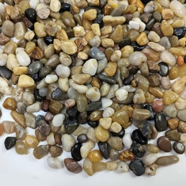 FANTIAN FANTIAN 10 lbs Aquarium Pea Gravel, 3/8 Inch Polished Pebbles. Decorative Stones River Rocks for Succulent Soil Cover, Fish Yank, Vase and Outdoor Garden Landscaping
