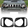 Leapiture Set of 2 car headlights cover headlight cover strip