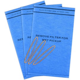 WS01025F2 - 3 bolsas de filtro en seco húmedo para aspiradoras de taller de 2 a 2.5 galones para tienda de aspiradora Stinger Craftsman Husky 9-16949 9-38737 compatible con aspiradora de 2-1/2 galones a 5 galones