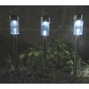 Trade One 30089 Stainless Steel Solar Garden Light, Set of