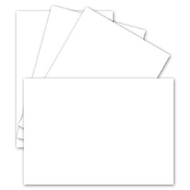 75 Single Cards DIN A6 10.5 x 14.8 cm 240 g/m² Bright White Coloured Card Craft Paper Craft Cards Blank Postcards